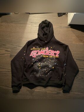 Black spider hoodie